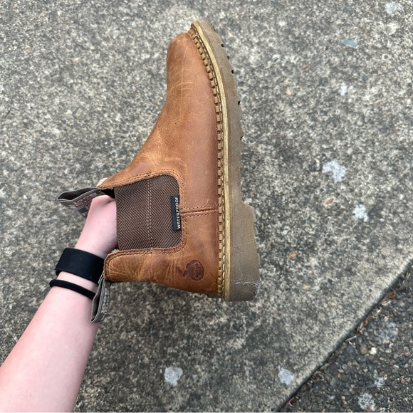 Georgia Boot, Ladies Romeo Distressed LT Amp Shoe, GB0043 - Picture 5 of 8